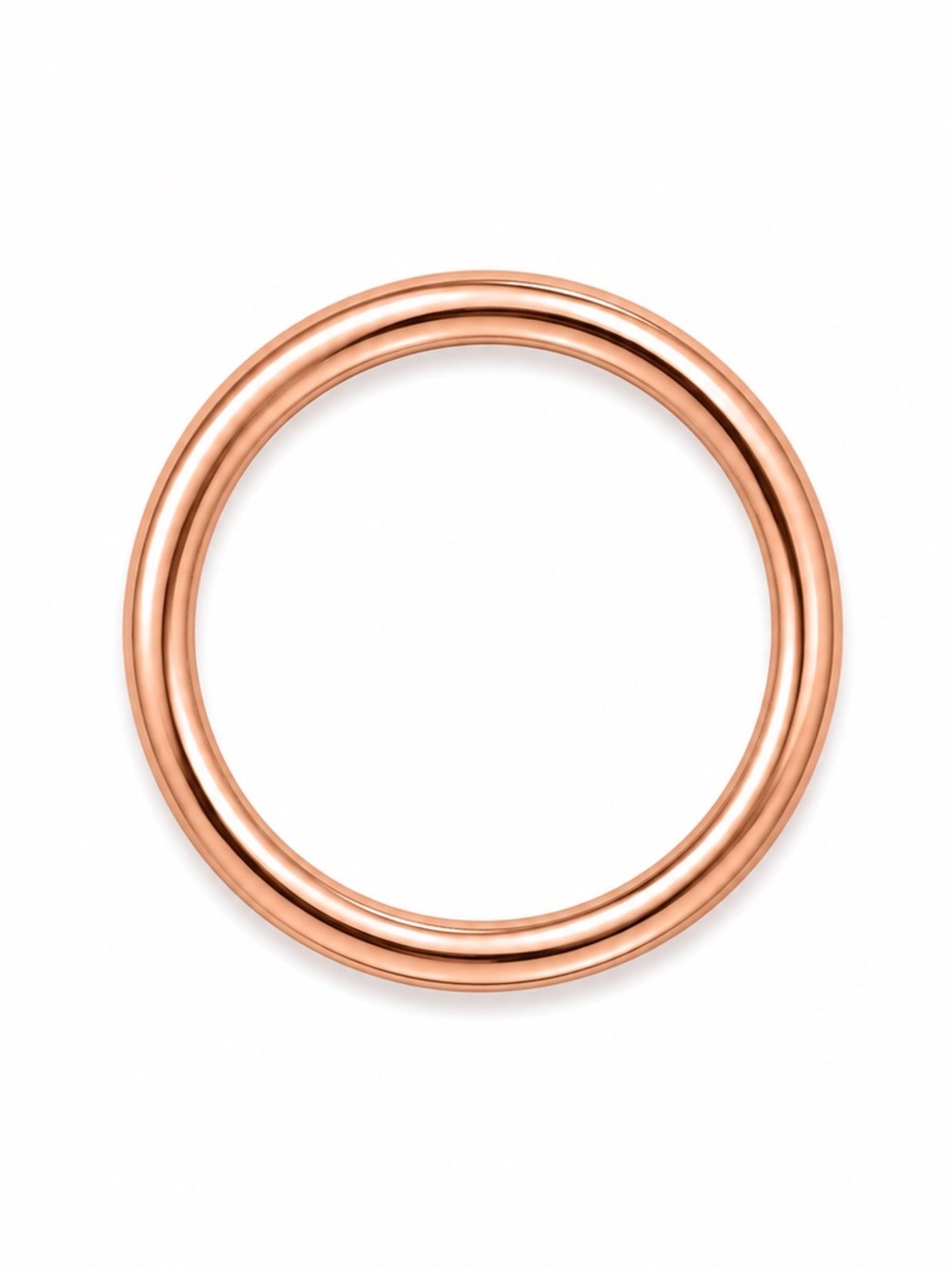 Rose Gold Clicker Ring Hoop 16G 8mm Septum Cartilage Nose Ring